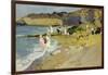 Rocks at the Lighthouse, Biarritz, 1906-Joaquin Sorolla y Bastida-Framed Giclee Print