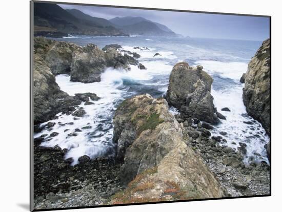 Rocks, Big Sur Coast, California, United States of America, North America-Colin Brynn-Mounted Photographic Print