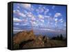 Rocks Covered with Lichen, Deer Park, Olympic National Park, Washington State, USA-Aaron McCoy-Framed Stretched Canvas