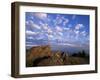 Rocks Covered with Lichen, Deer Park, Olympic National Park, Washington State, USA-Aaron McCoy-Framed Photographic Print