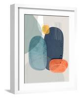 Rocks Duo 01-Ishita Banerjee-Framed Art Print