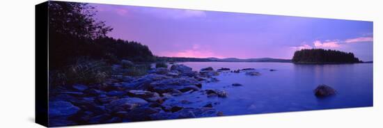 Rocks in a Lake, Lake Pielinen, North Karelia, Finland-null-Stretched Canvas