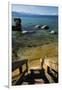 Rocks in a lake with mountain range in the background, Lake Tahoe, California, USA-Panoramic Images-Framed Photographic Print