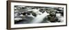 Rocks in a River, Little Pigeon River, Great Smoky Mountains National Park, Tennessee, USA-null-Framed Photographic Print