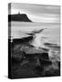 Rocks in Kimmeridge Bay with Clavell Tower in the Background, Dorset, UK-Nadia Isakova-Stretched Canvas