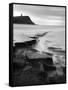 Rocks in Kimmeridge Bay with Clavell Tower in the Background, Dorset, UK-Nadia Isakova-Framed Stretched Canvas