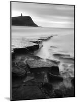 Rocks in Kimmeridge Bay with Clavell Tower in the Background, Dorset, UK-Nadia Isakova-Mounted Photographic Print