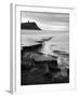 Rocks in Kimmeridge Bay with Clavell Tower in the Background, Dorset, UK-Nadia Isakova-Framed Photographic Print