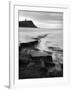 Rocks in Kimmeridge Bay with Clavell Tower in the Background, Dorset, UK-Nadia Isakova-Framed Photographic Print