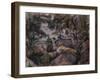 Rocks in the Forest, 1890s-Paul Cezanne-Framed Giclee Print