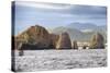 Rocks in the Sea, Cabo San Lucas, Mexico-George Oze-Stretched Canvas