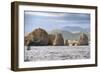 Rocks in the Sea, Cabo San Lucas, Mexico-George Oze-Framed Photographic Print