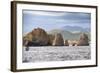 Rocks in the Sea, Cabo San Lucas, Mexico-George Oze-Framed Photographic Print