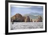 Rocks in the Sea, Cabo San Lucas, Mexico-George Oze-Framed Photographic Print