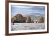 Rocks in the Sea, Cabo San Lucas, Mexico-George Oze-Framed Photographic Print