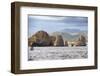 Rocks in the Sea, Cabo San Lucas, Mexico-George Oze-Framed Photographic Print