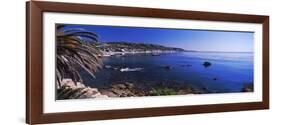 Rocks in the sea, Laguna Beach, Orange County, California, USA-null-Framed Photographic Print