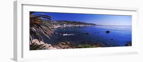 Rocks in the sea, Laguna Beach, Orange County, California, USA-null-Framed Photographic Print