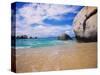 Rocks in the Sea, the Baths, Virgin Gorda, British Virgin Islands-null-Stretched Canvas