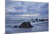 Rocks in the Surf at Sunset-James-Mounted Photographic Print