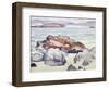 Rocks, Iona-Samuel John Peploe-Framed Premium Giclee Print