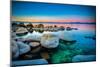 Rocks Lake Tahoe Sierra Nevada-null-Mounted Art Print