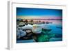 Rocks Lake Tahoe Sierra Nevada-null-Framed Art Print