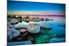 Rocks Lake Tahoe Sierra Nevada-null-Mounted Art Print