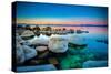 Rocks Lake Tahoe Sierra Nevada-null-Stretched Canvas