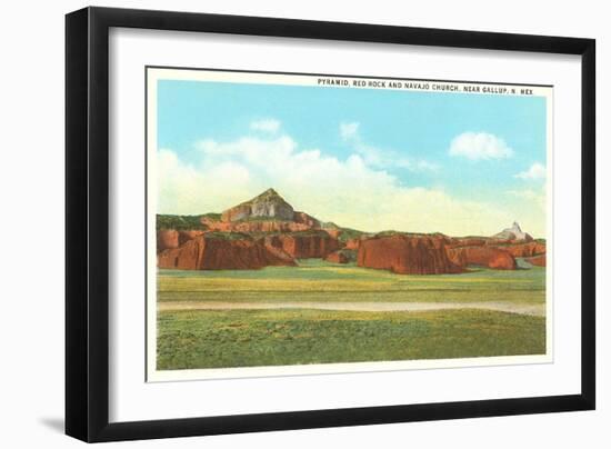 Rocks Near Gallup, New Mexico-null-Framed Art Print