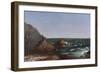 Rocks Near Newport-Thomas Birch-Framed Giclee Print