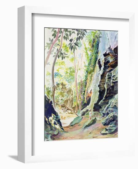 Rocks Near Nowra, N.S.W. Australia-Robert Tyndall-Framed Giclee Print
