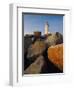 Rocks near Peggy's Cove Light-Ron Watts-Framed Photographic Print