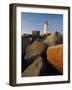 Rocks near Peggy's Cove Light-Ron Watts-Framed Photographic Print