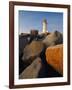 Rocks near Peggy's Cove Light-Ron Watts-Framed Photographic Print