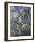 Rocks near the Caves above Chateau Noir, c.1904-Paul Cézanne-Framed Giclee Print