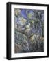 Rocks near the Caves above Chateau Noir, c.1904-Paul Cézanne-Framed Giclee Print