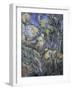 Rocks near the Caves above Chateau Noir, c.1904-Paul Cézanne-Framed Giclee Print