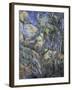 Rocks near the Caves above Chateau Noir, c.1904-Paul Cézanne-Framed Giclee Print