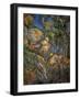 Rocks near the caves above Chateau-Noir. Oil on canvas, 1904 65 x 54 cm R.F. 1978-32 .-Paul Cezanne-Framed Giclee Print