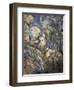 Rocks Near the Caves Below the Chateau Noir-Paul Cézanne-Framed Art Print