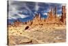 Rocks of Sahara Desert, Tassili N'ajjer, Algeria-DmitryP-Stretched Canvas