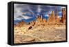 Rocks of Sahara Desert, Tassili N'ajjer, Algeria-DmitryP-Framed Stretched Canvas