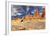 Rocks of Sahara Desert, Tassili N'ajjer, Algeria-DmitryP-Framed Photographic Print
