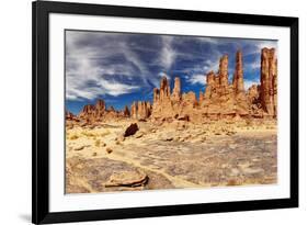 Rocks of Sahara Desert, Tassili N'ajjer, Algeria-DmitryP-Framed Photographic Print