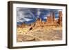 Rocks of Sahara Desert, Tassili N'ajjer, Algeria-DmitryP-Framed Photographic Print