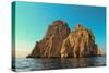 Rocks Off Coast of Island Capri, Italy Italy-null-Stretched Canvas