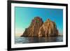 Rocks Off Coast of Island Capri, Italy Italy-null-Framed Photo