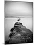 Rocks on a Shore Leading into the Sea-Cristina Carra Caso-Mounted Photographic Print