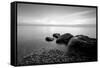 Rocks on Beach-PhotoINC-Framed Stretched Canvas